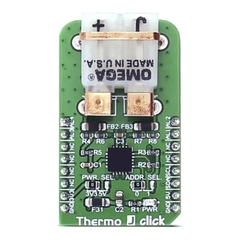 MikroElektronika Sensor Development Tool Thermo J Click MCP9600 Thermocouple EMF to Temperature Converter MIKROE-2811