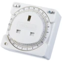 Timeguard 24 Hour Compact Plug In Analogue Timer Controller 230V AC TS800N
