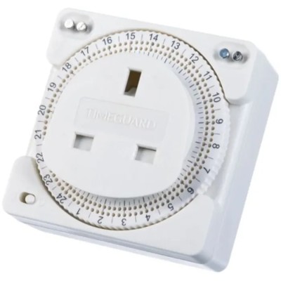 Timeguard 24 Hour Compact Plug In Analogue Timer Controller 230V AC TS800N