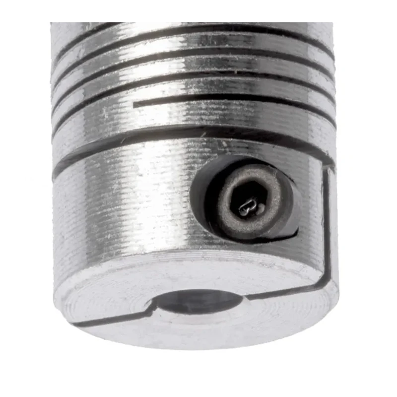 Huco Aluminium Clamp Style Flexible Coupler 12.7 mm OD, 4 mm Bore Size, 19.1 mm Length 725.13.1818