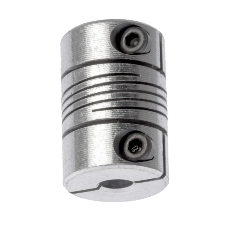 Huco Aluminium Clamp Style Flexible Coupler 12.7 mm OD, 4 mm Bore Size, 19.1 mm Length 725.13.1818