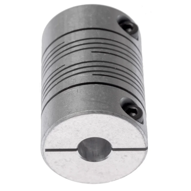 Huco Aluminium Multi-Beam Clamp Flexible Coupling 25.4 mm OD 8 mm Bore 38.1 mm Length 707.25.2828