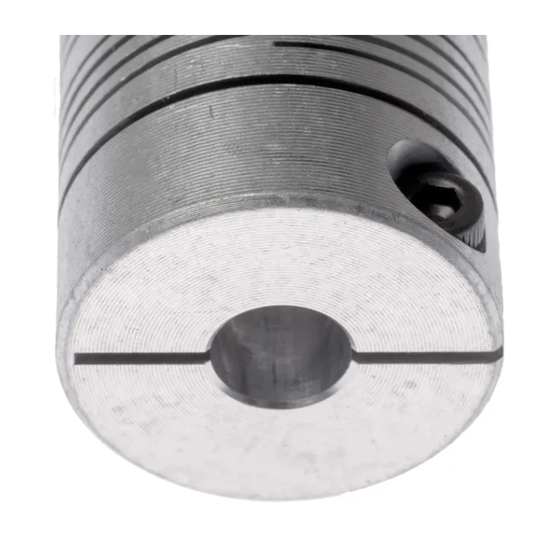 Huco Aluminium Multi-Beam Clamp Flexible Coupling 25.4 mm OD 8 mm Bore 38.1 mm Length 707.25.2828