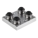 INA Linear Guide Carriage LFL20-SF LFL Series, 2.4 kN Dynamic Load, 50 mm Length, 55 mm Width LFL20-SF