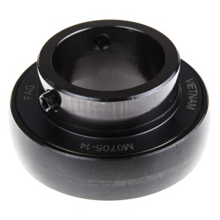 FAG Bearing Unit Insert 45 mm Inside Diameter 85 mm Outside Diameter Set Screw Locking Round Bore UC209