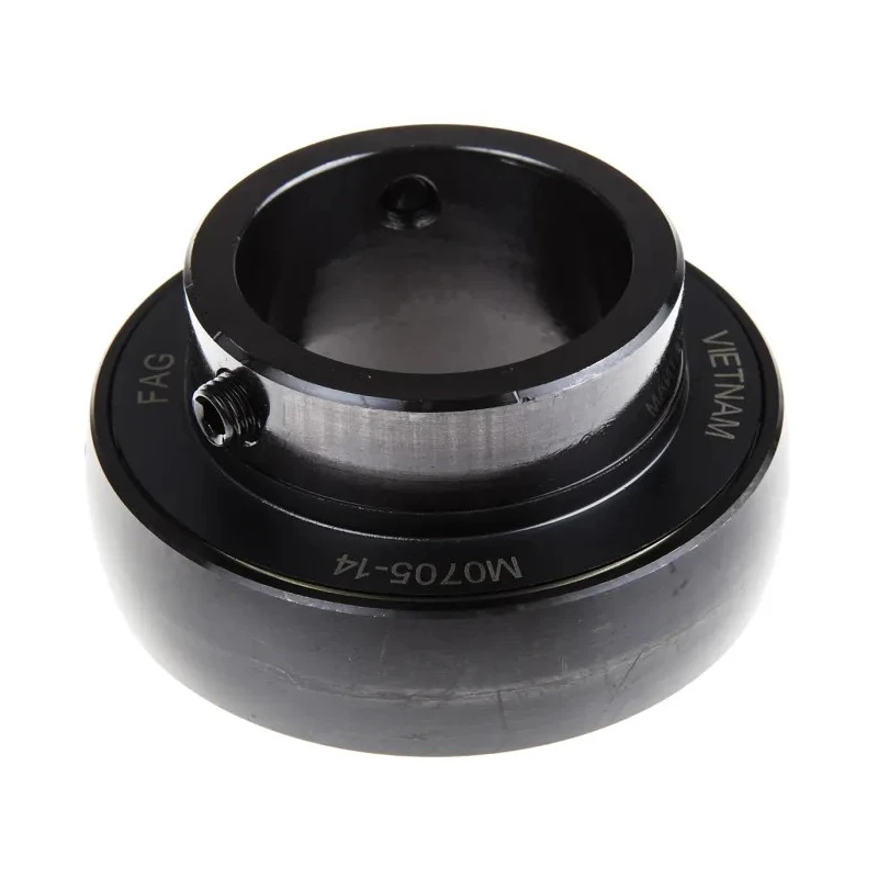 FAG Bearing Unit Insert 45 mm Inside Diameter 85 mm Outside Diameter Set Screw Locking Round Bore UC209