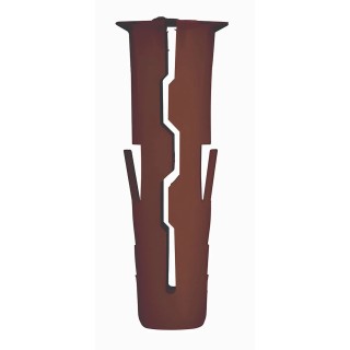 RawlPlug Brown Plastic, Steel Wall Plug 30 mm Length R.PDL-UNOBR/350+
