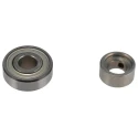 INA Bearing Unit Insert Steel 15 mm ID 40 mm OD Closed Bore Type Round Overall Width 12 mm RAE15-XL-NPP-FA106