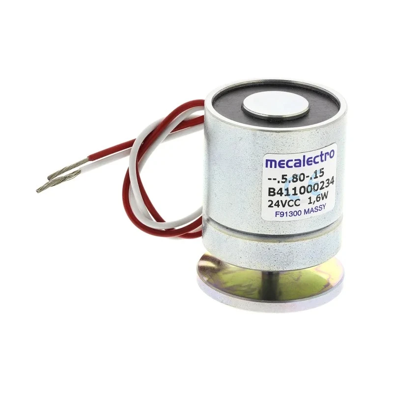 Mecalectro Electromagnetic Holding Magnet 150 N Holding Force AC/DC Operation 24V 58015 24V
