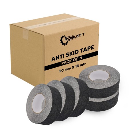 Buy Robustt Black Anti-Slip Tape (5-Pack) for Safety