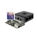 Raspberry Pi Raspberry Pi 3 B+ Single Board Computer 1GB RAM, Broadcom BCM2837B0 Quad-Core SoC, 64-bit RPi3B+_NOOBS_Case