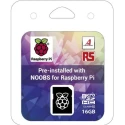 Raspberry Pi Raspberry Pi 3 B+ Single Board Computer 1GB RAM, Broadcom BCM2837B0 Quad-Core SoC, 64-bit RPi3B+_NOOBS_Case