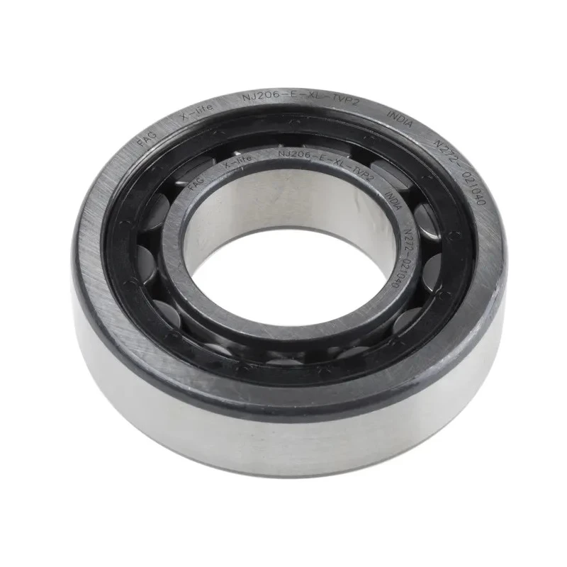 FAG Single Row Cylindrical Roller Bearing 30 mm Inside Diameter 62 mm Outside Diameter NJ206-E-XL-TVP2