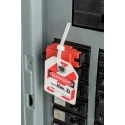 Brady Red 1-Lock Lockout Fibreglass Reinforced Nylon Circuit Breaker Switch Lockouts TAGLOCK SWITCH W/ HOLE CIRCT BRK LO EA
