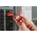 Brady Red 1-Lock Lockout Fibreglass Reinforced Nylon Circuit Breaker Switch Lockouts TAGLOCK SWITCH W/ HOLE CIRCT BRK LO EA