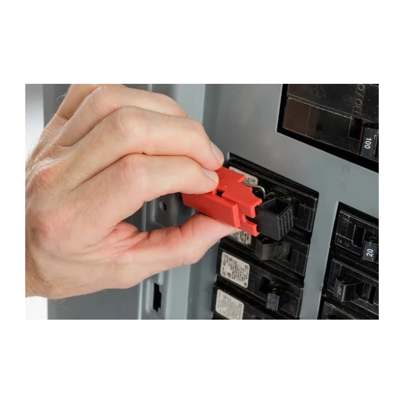 Brady Red 1-Lock Lockout Fibreglass Reinforced Nylon Circuit Breaker Switch Lockouts TAGLOCK SWITCH W/ HOLE CIRCT BRK LO EA