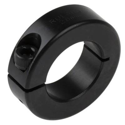 Ruland Carbon Steel One Piece Shaft Collar Clamp Screw, Bore Diameter 28mm, Outside Diameter 48mm, Width 15mm MCL-28-F