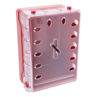 Brady 12 Padlock Lockout Station Ultra Compact Lock Box Red ULTRA COMPACT LOCK BOX, RED