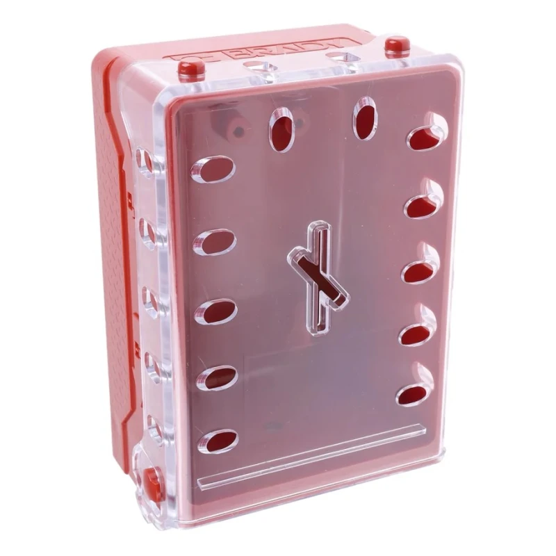 Brady 12 Padlock Lockout Station Ultra Compact Lock Box Red ULTRA COMPACT LOCK BOX, RED