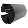 RS PRO Black Ethylene Propylene Diene Monomer Edging Strip 20.9 mm 175-2583