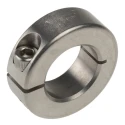 Ruland Shaft Collar One Piece Clamp Screw Stainless Steel 303 OD 45 mm W 15 mm MCL-25-SS
