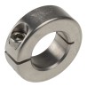 Ruland Shaft Collar One Piece Clamp Screw Stainless Steel 303 OD 45 mm W 15 mm MCL-25-SS