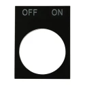 RS PRO Legend Plate Accessory for Ptec Push Button 175-3960