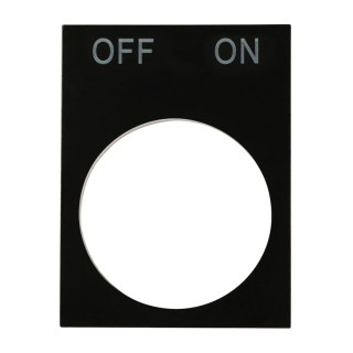 RS PRO Legend Plate Accessory for Ptec Push Button 175-3960