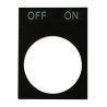 RS PRO Legend Plate Accessory for Ptec Push Button 175-3960