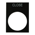 RS PRO Legend Plate Accessory for Use with Ptec Push Button 175-3955