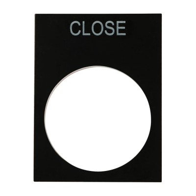 RS PRO Legend Plate Accessory for Use with Ptec Push Button 175-3955