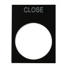 RS PRO Legend Plate Accessory for Use with Ptec Push Button 175-3955