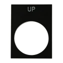 RS PRO Legend Plate Accessory for Ptec Push Button 175-3967