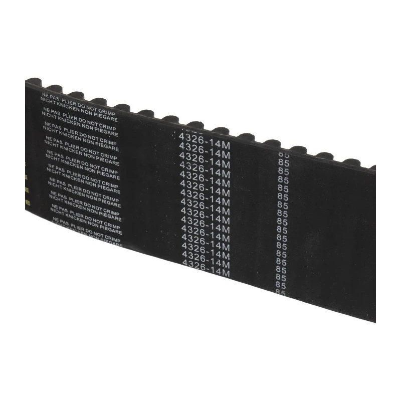RS PRO Timing Belt, Rubber Material, 309 Teeth, 700 mm Length, 50 mm Width, Pitch 14mm, Temperature Range -30°C to 175-5212