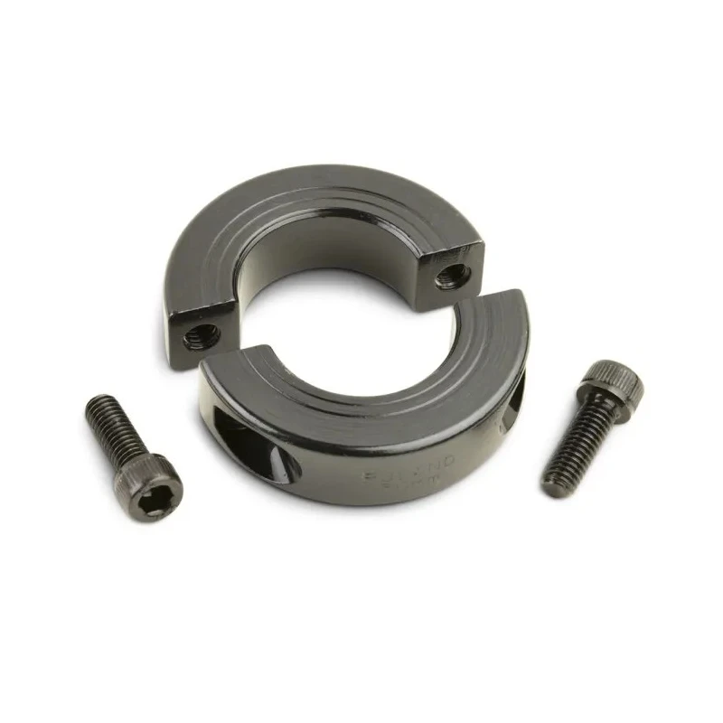 Ruland Two Piece Carbon Steel Shaft Collar, Clamp Screw, 10mm Bore, 24mm OD, 9mm Width MSP-10-F