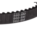 RS PRO HTD Timing Belt Rubber Fibreglass Cord 70 Teeth 560 mm Length 20 mm Width 8 mm Pitch 175-5223