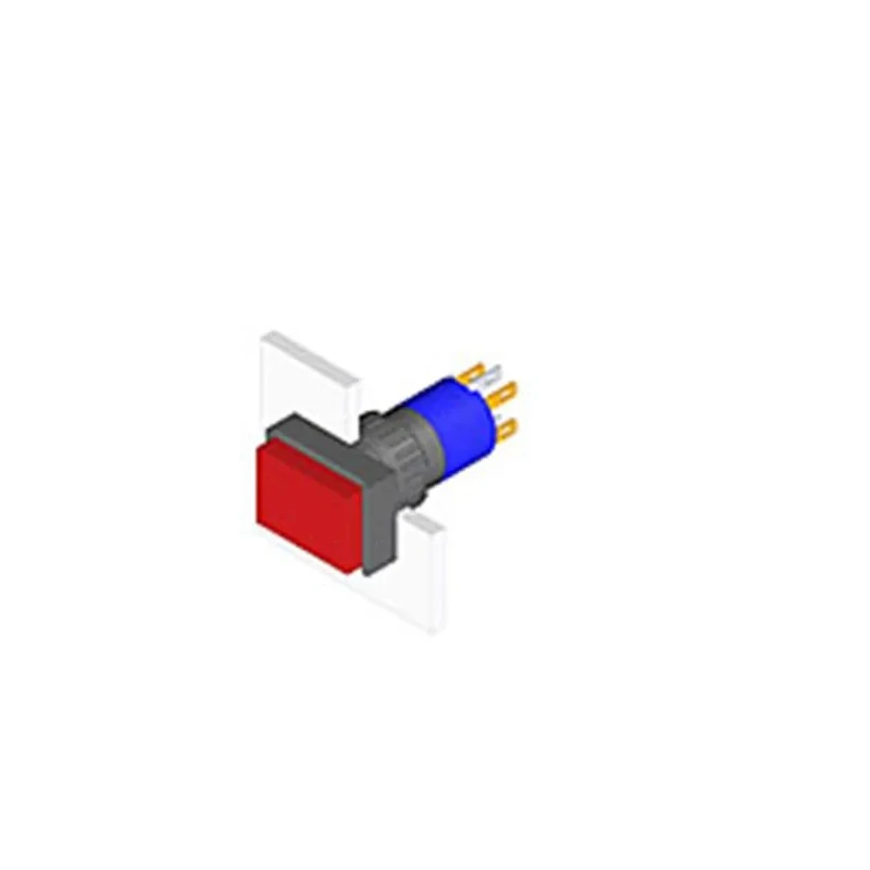 EAO Red Push Button Modular Switch Actuator for Use with Series 31 Switch 31-121.022
