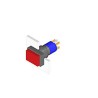 EAO Red Push Button Modular Switch Actuator for Use with Series 31 Switch 31-121.022