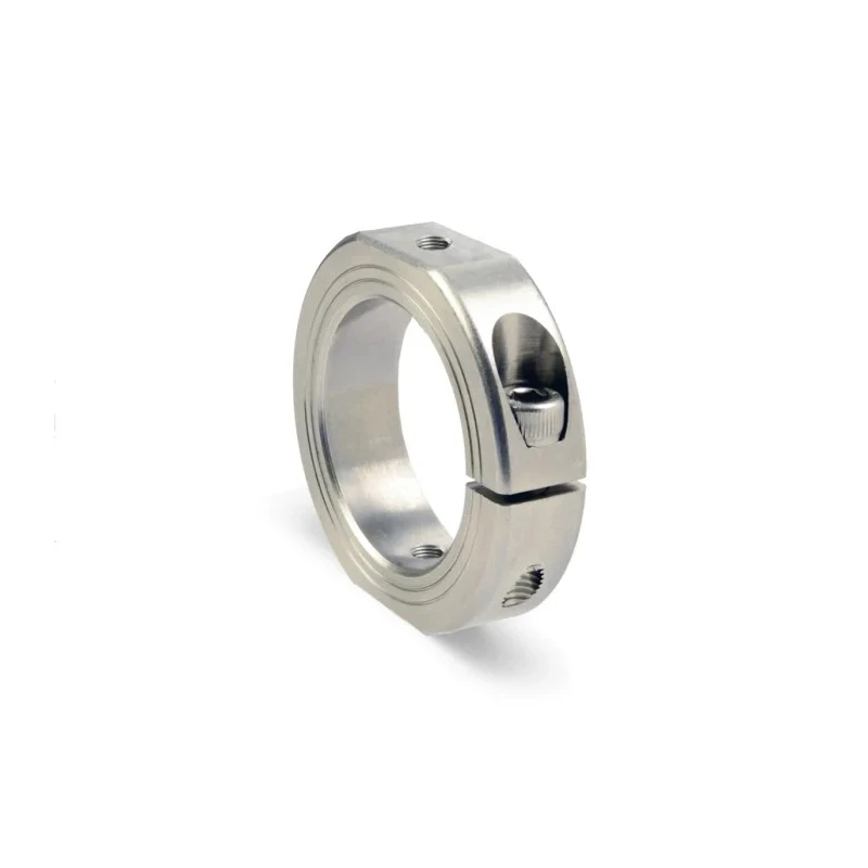 Ruland Stainless Steel One Piece Shaft Collar Clamp Screw, Bore 20mm, OD 40mm, Width 15mm OF-MCL-20-SS