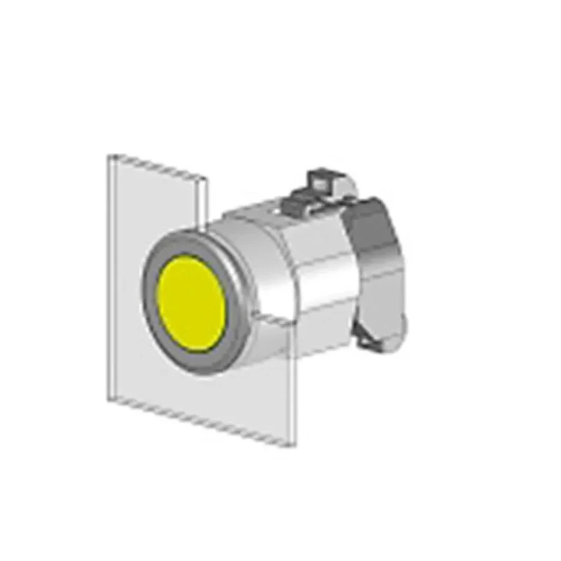 EAO Panel Red LED Pilot Light, 31 mm Cutout, IP65 Rated, Round, Aluminium Bezel, Model 704.006.218