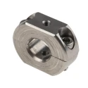 Ruland Stainless Steel Two Piece Clamp Screw Shaft Collar, Bore Diameter 10 mm, Outside Diameter 24 mm, Width 9 OF-MSP-10-SS