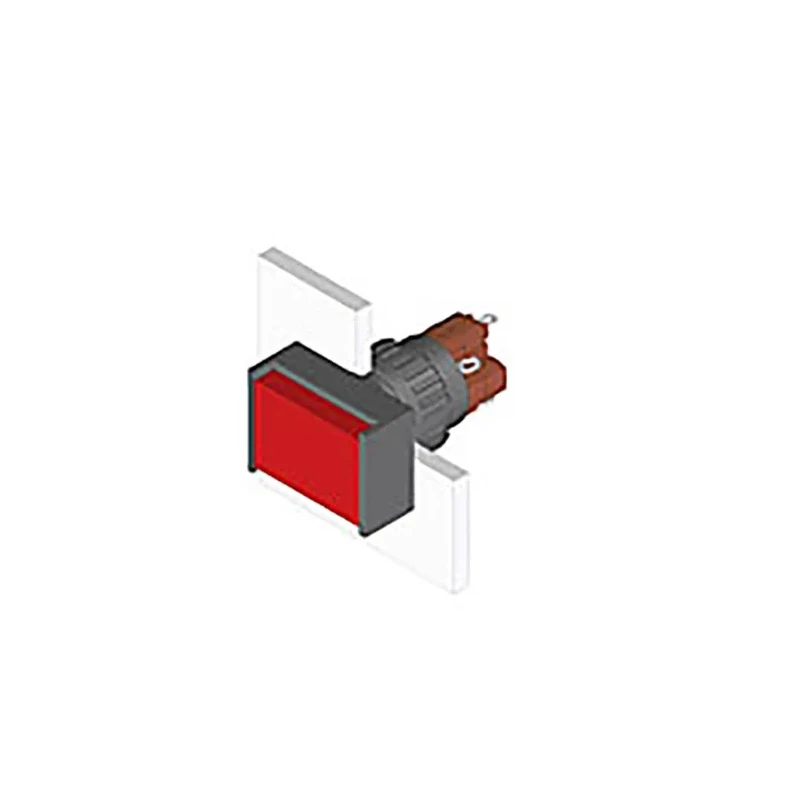 EAO Illuminated Push Button Black Switch for Use with Series 51 Switch 51-261.0252