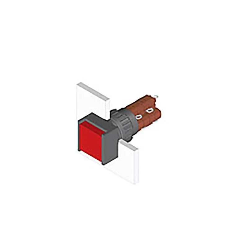 EAO Illuminated Push Button Black Switch for Use with Series 51 51-282.0252