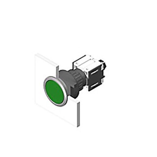 EAO Illuminated Push Button for Use with Series 71 Switch 71-600.0