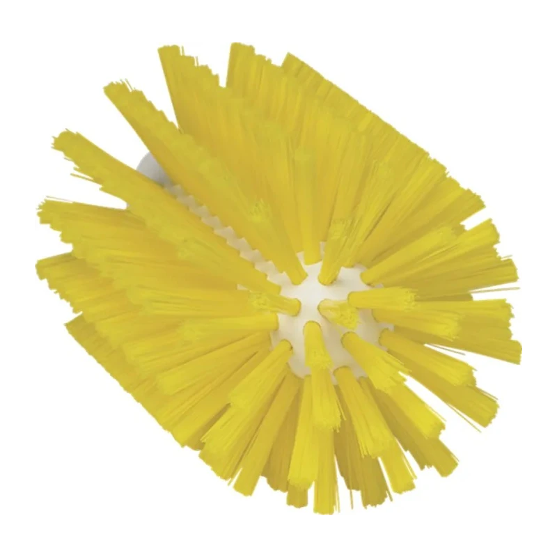 Vikan Yellow Bottle Brush, 30 mm Bristle Length, 160 mm Overall Length, 90 mm Diameter Brush 5380906