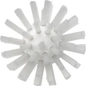Vikan White Bottle Brush 11 mm Bristle Length, 145 mm Overall Length, 63 mm Brush Diameter 5380635