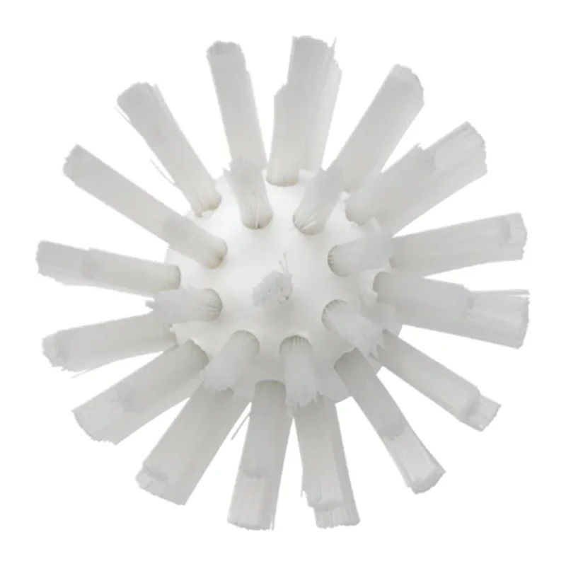 Vikan White Bottle Brush 11 mm Bristle Length, 145 mm Overall Length, 63 mm Brush Diameter 5380635