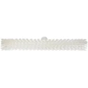 Vikan Push Broom for Wet Areas and Dry Areas, White, 410mm Width, 52mm Bristle Length, Model 31745
