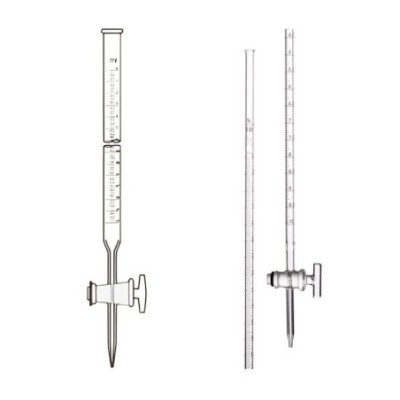 Burettes With Straight Bore Glass Key Stopcock for lab image-1