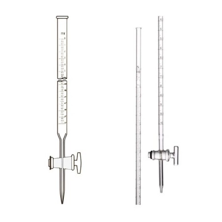 Burettes With Straight Bore Glass Key Stopcock for lab image-1